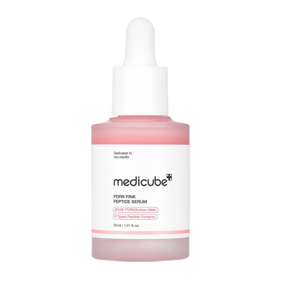 Medicube PDRN Pink Peptide Serum – Lystergivande och återuppbyggande serum.
🌹 Rose PDRN (Sodium DNA) – Stärker hudens barriär och främjar cellförnyelse.
💖 5 typer av peptidkomplex – Ökar kollagenproduktionen och förbättrar hudens elasticitet.
✨ Ger lyster – Minskar ojämnheter och ger en strålande hud.
Perfekt för en jämn, fast och återfuktad hud!