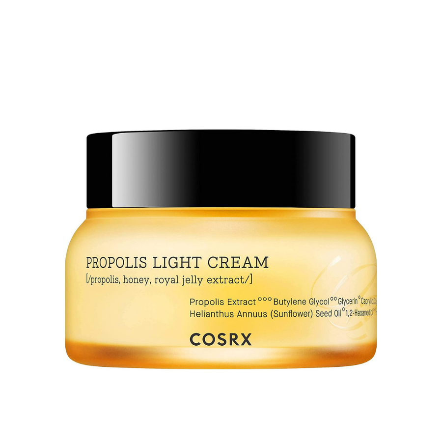 COSRX Full Fit Propolis Light Cream 65ml med svart bi propolis komplex för antioxidanter.