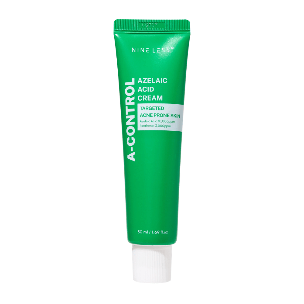 NINELESS A-Control Azelaic Acid Cream crème visage – crème coréenne avec acide azélaïque qui aide à réduire les impuretés, apaiser la peau et améliorer la texture de la peau.