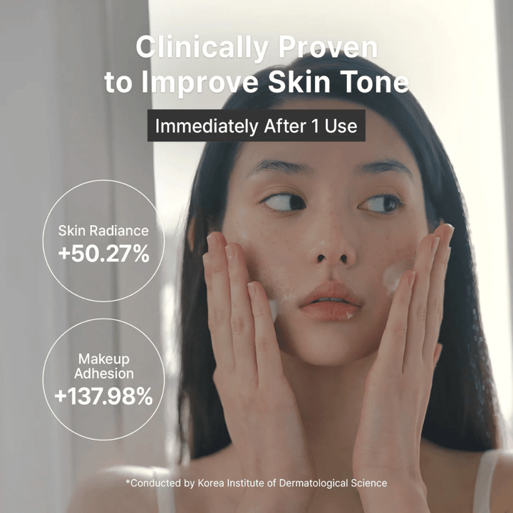 Image – résultats / allégations cliniques (important pour la conversion)
Dr. Althea ABC Glow Whipped Serum qui améliore le teint, augmente l’éclat et offre une meilleure tenue du maquillage dès la première utilisation.