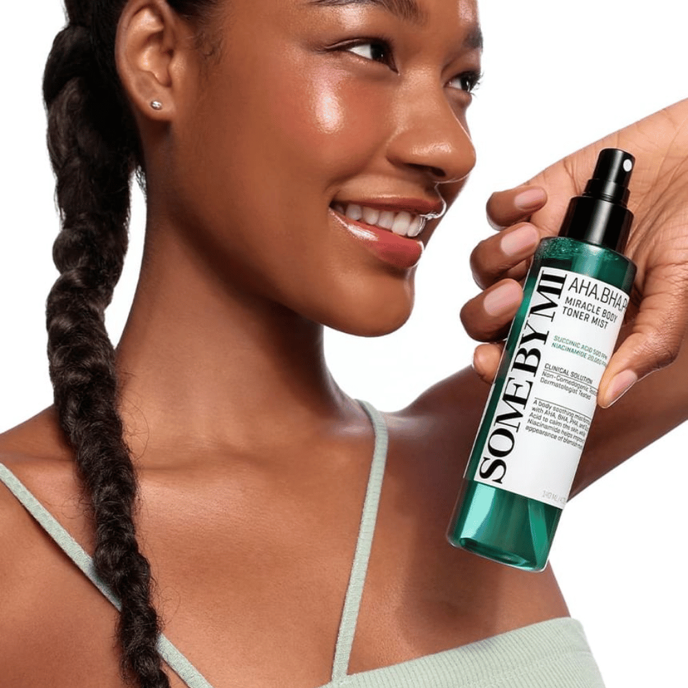 Some By Mi AHA BHA PHA Miracle Body Toner visage Mist soin de la peau – spray corporel qui aide à soigner la peau, réduire les impuretés et donner une sensation de fraîcheur.