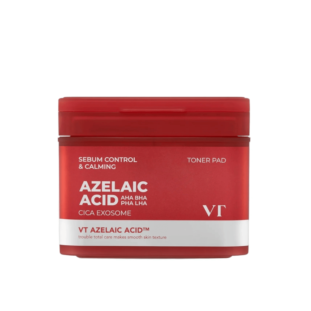 Image produit de VT Azelaic Acid Cica Exosome Toner Pad – peeling doux quotidien qui réduit le sébum et apaise la peau.