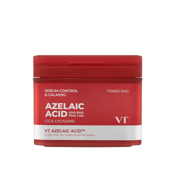 Image produit de VT Azelaic Acid Cica Exosome Toner Pad – peeling doux quotidien qui réduit le sébum et apaise la peau.