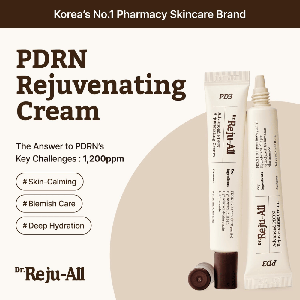 Dr. Reju-All PDRN Crème Réjuvénante – soin coréen de pharmacie avec technologie de renouvellement de la peau PDRN