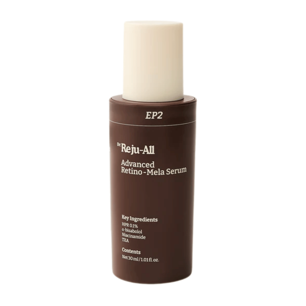 Dr. Reju-All Advanced Retino-Mela Serum EP2 – sérum coréen avec HPR, acide tranexamique et niacinamide pour la pigmentation, le teint inégal et l'amélioration de la texture de la peau.