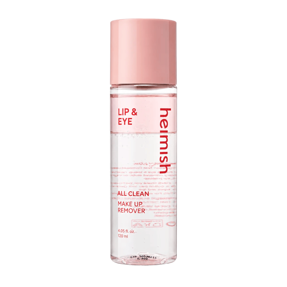heimish All Clean Makeup Remover démaquillant yeux et lèvres 120 ml image du produit sur fond blanc