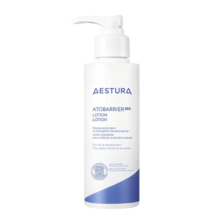 Image du produit de AESTURA Atobarrier 365 Lotion – lotion hydratante pour peau sèche et sensible avec céramide et niacinamide.