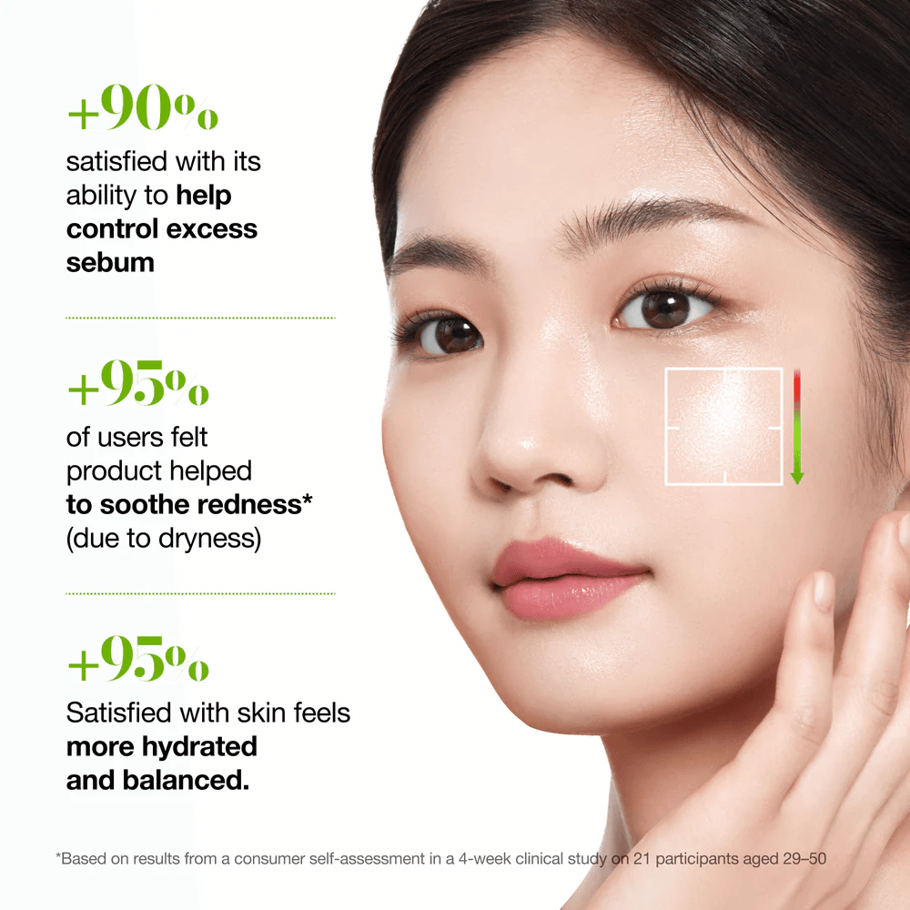 Anua Azelaic Acid 3 Cica Skin Clarifying Toner aide à contrôler l’excès de sébum, à apaiser les rougeurs et à procurer à la peau une sensation d’hydratation et d’équilibre.