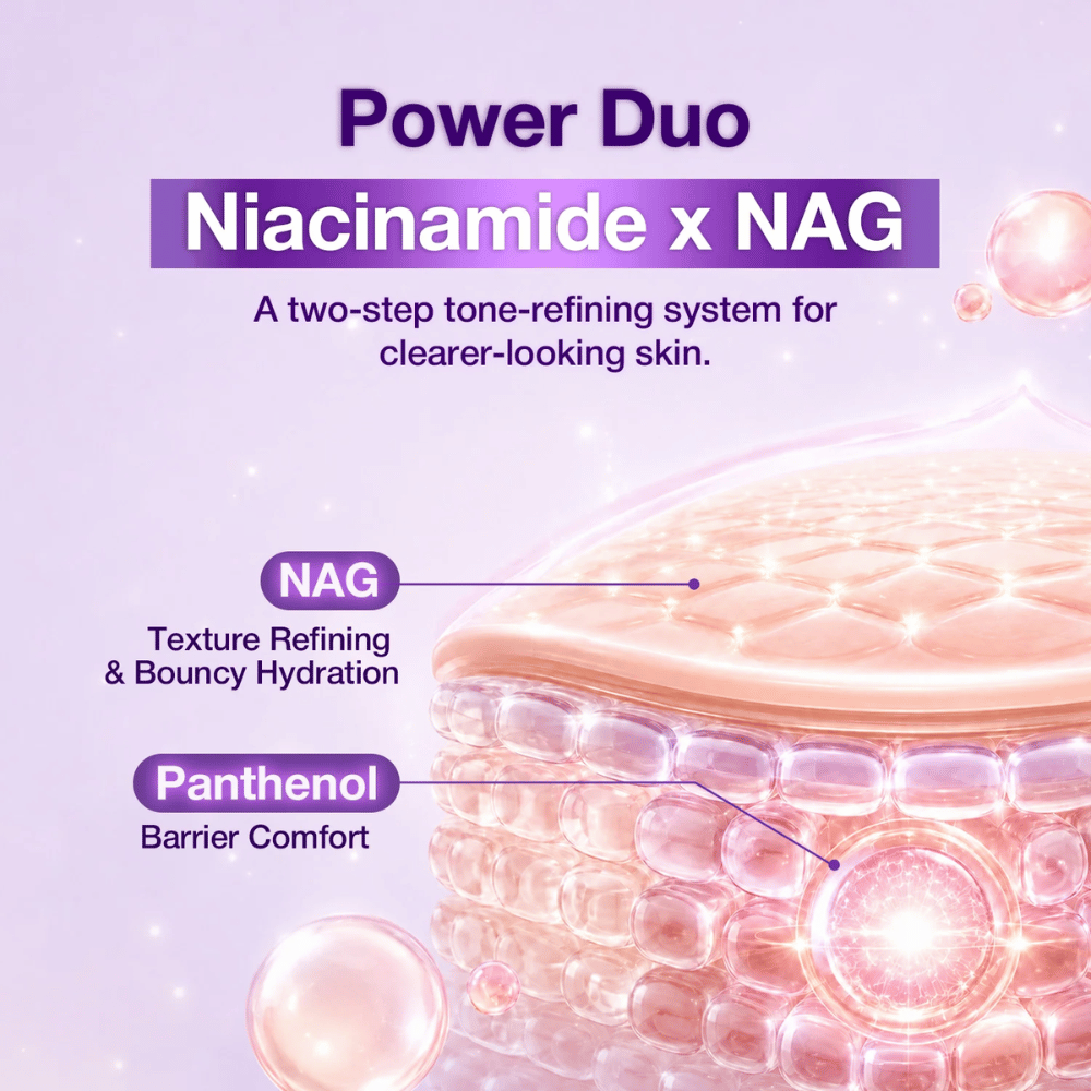 3. NINE LESS B-Boost 22% Niacinamide Serum – niacinamide et NAG pour une texture de peau plus uniforme et une meilleure hydratation