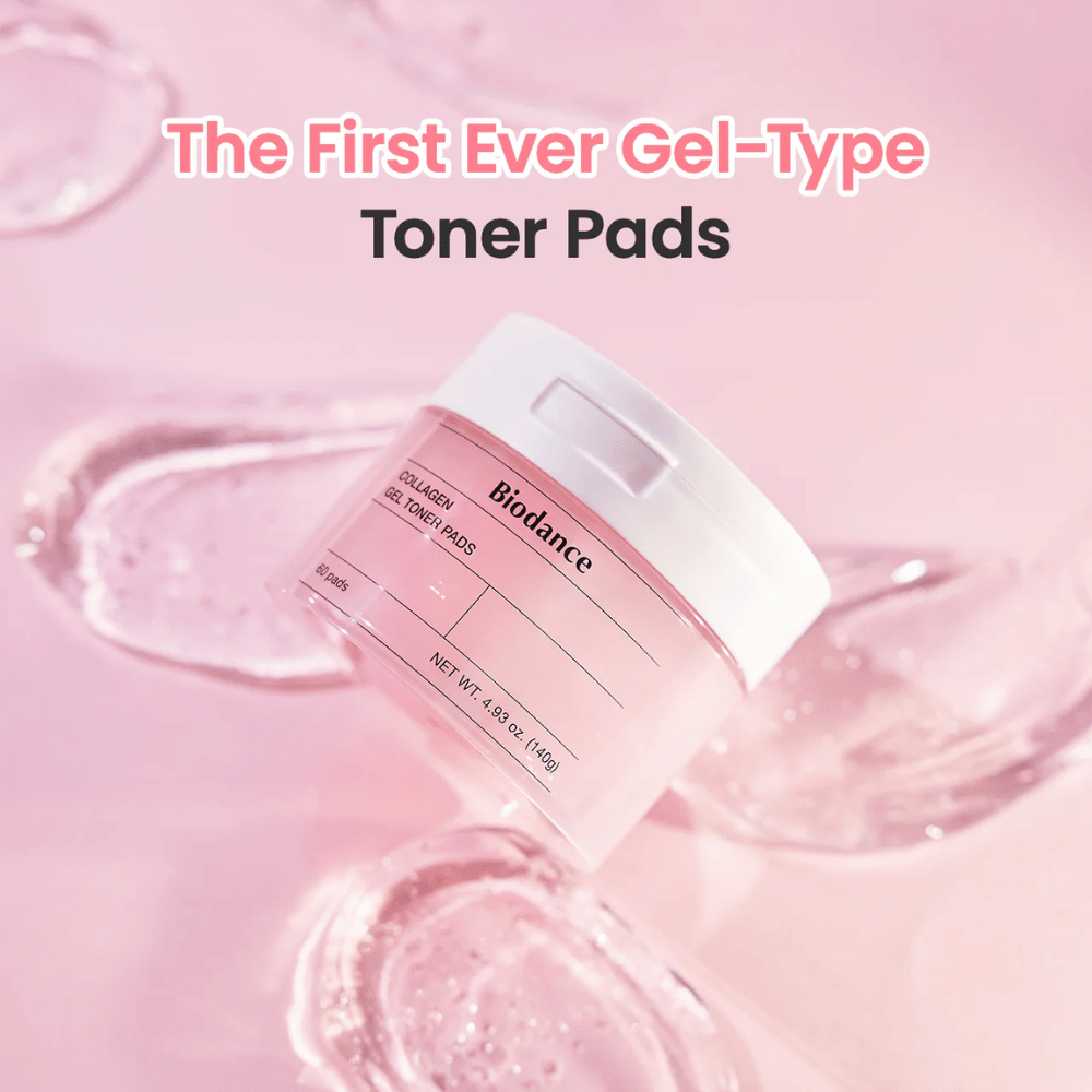 Biodance Collagen Gel Toner Pads sont les premiers pads tonifiants à base de gel qui hydratent et uniformisent la peau. Parfait pour une routine de soins rapide et facile qui donne de l'éclat et améliore la texture de la peau.