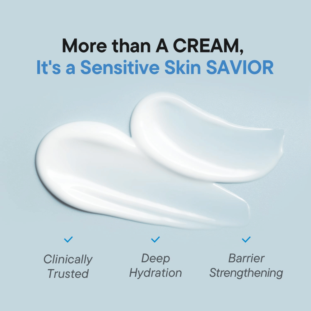 iUNIK Beta-Glucan 3X Barrier Cream avec une formule cliniquement testée pour une hydratation intense et un soin renforçant la barrière cutanée