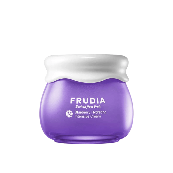 FRUDIA Blueberry Hydrating Intensive Cream – crème visage hydratant avec extrait de myrtille qui renforce la barrière cutanée et procure une hydratation durable