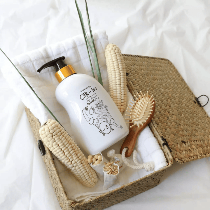 Elizavecca CER-100 Collagen Coating Shampoo – shampoo réparateur avec collagène pour cheveux faibles, frisottés et abîmés