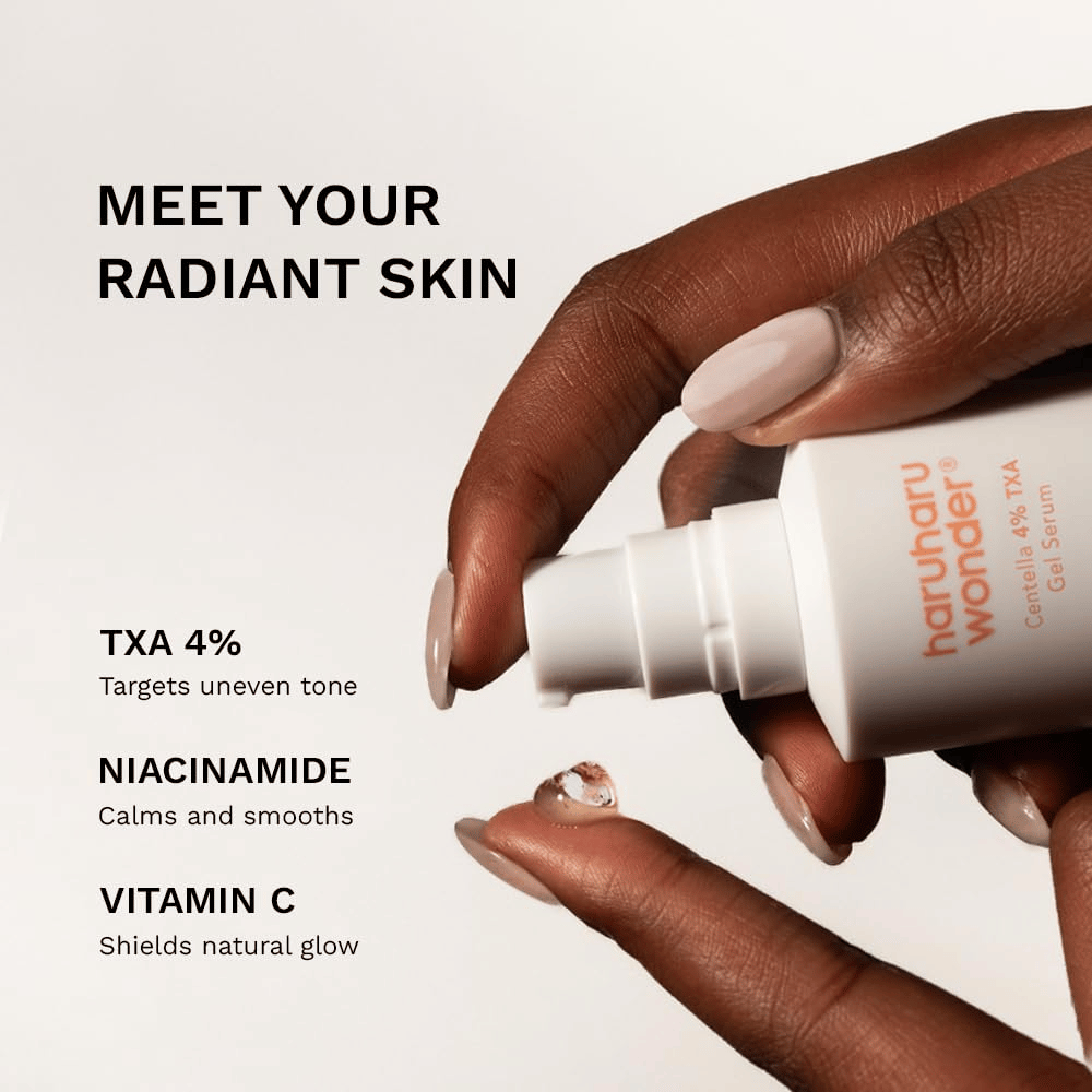 4. Haruharu Wonder Centella 4% TXA Dark Spot Go Away Serum – sérum-gel avec 4 % d’acide tranexamique, de niacinamide et de vitamine C