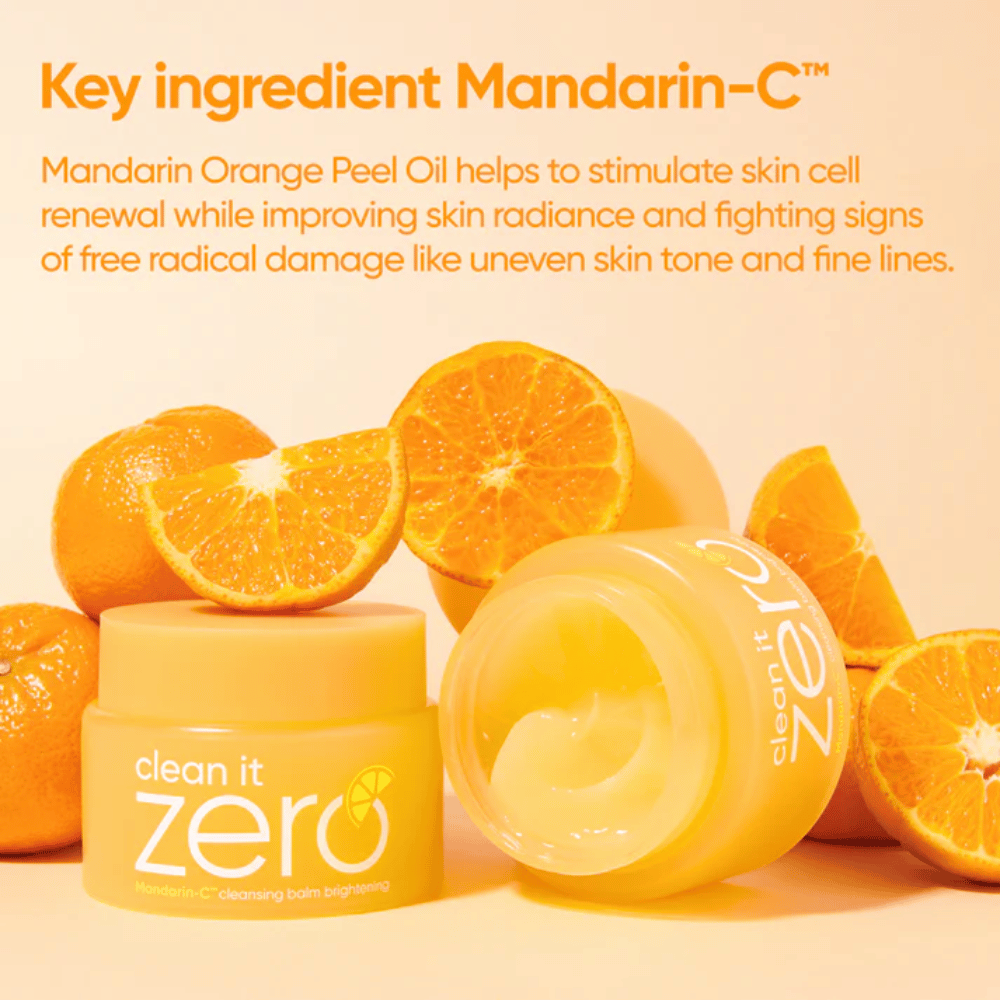 Banila Co Clean It Zero Brightening avec racine de réglisse, vitamines et Mandarin-C qui apaise la peau, apporte de l’éclat et un teint plus uniforme