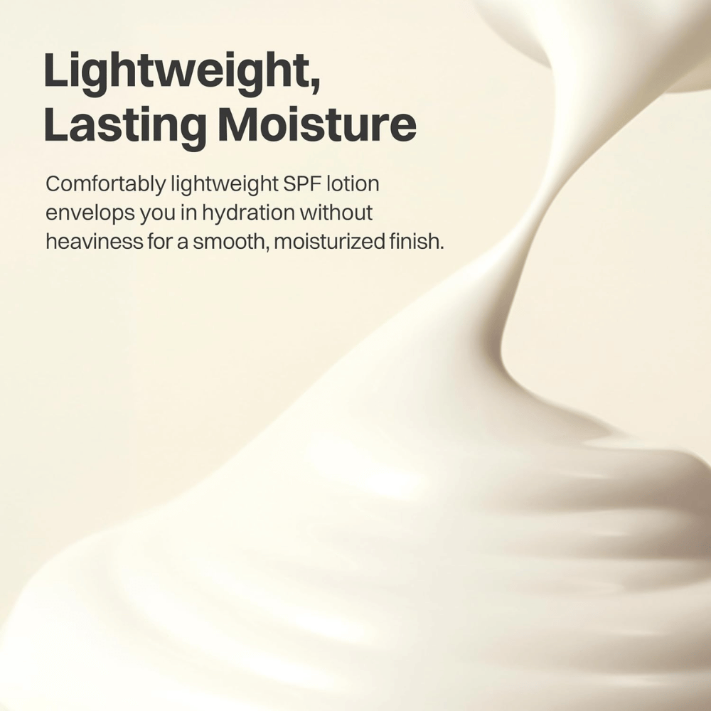 Texture légère et hydratante de Beauty of Joseon Comfort Protection Mineral Body Sun Lotion SPF30