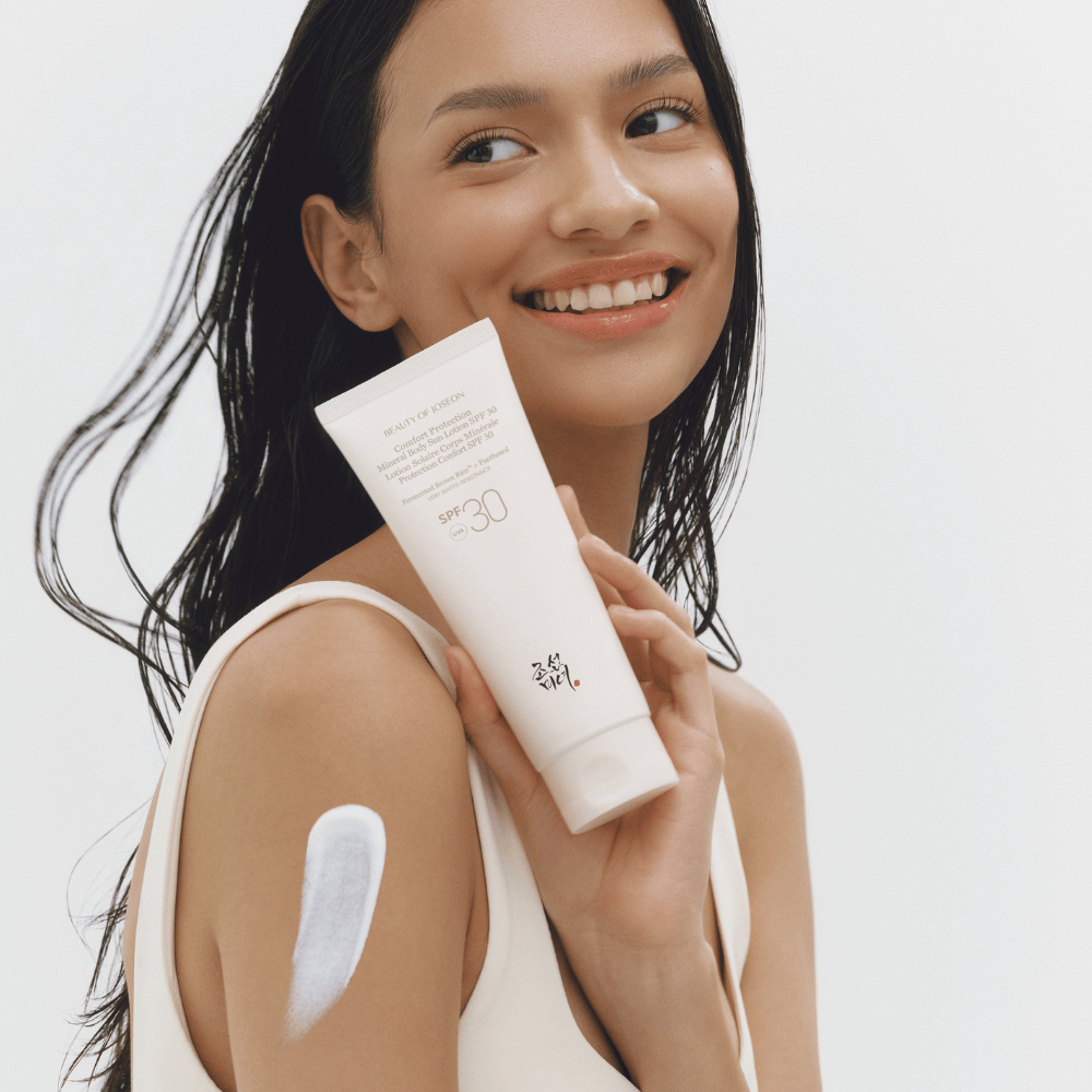 Beauty of Joseon Comfort Protection Mineral Body Sun Lotion SPF30 pour la protection solaire du corps