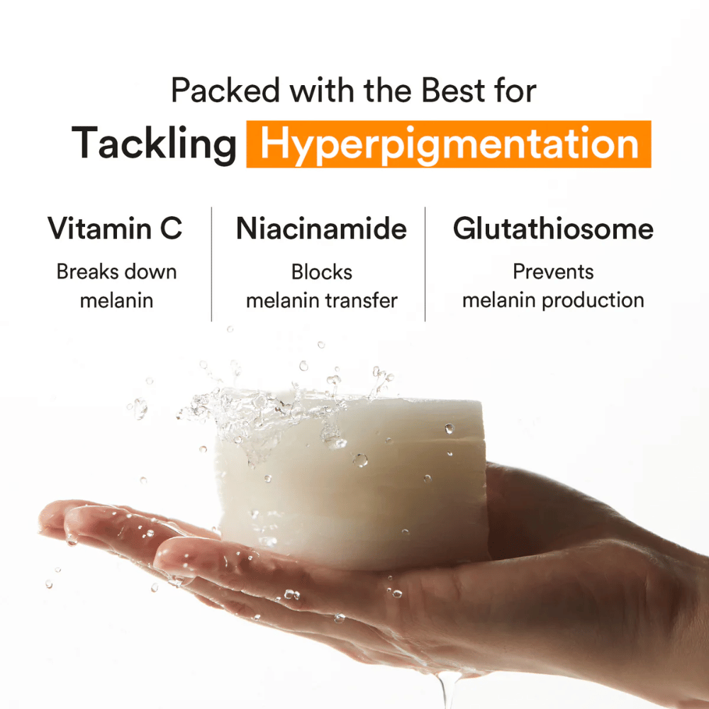 Tampons toner visage révélateurs d’éclat avec vitamine C, niacinamide et glutathiosome contre l’hyperpigmentation.