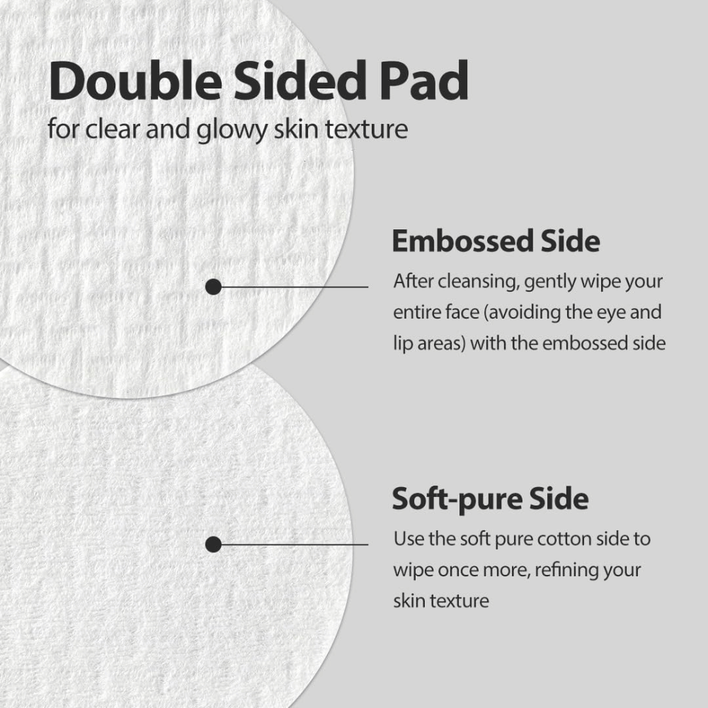 SUNGBOON EDITOR Green Tomato Pore Peeling Jumbo Pad – pads double face avec un côté texturé et un côté doux