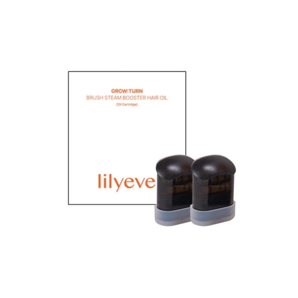LILYEVE Grow:Turn Brush Steam Booster Hair Oil Set – set de soins capillaires avec deux boosters