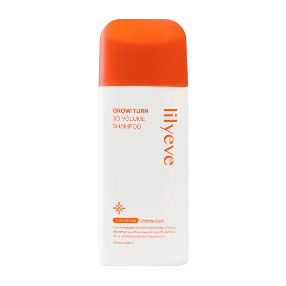 LILYEVE Grow:Turn Exosome 3D Volume Brush Shampoo avec applicateur-brosse intégré pour une application facile