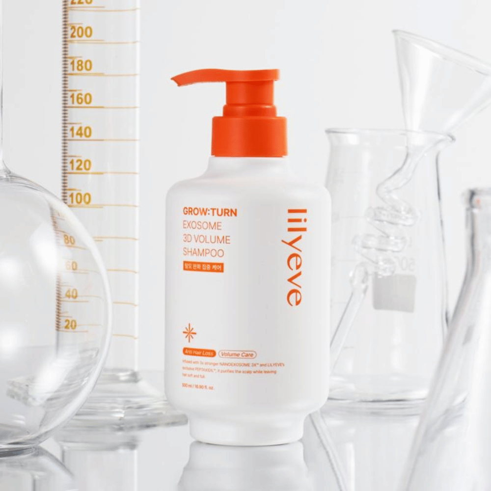LILYEVE Grow:Turn Exosome 3D Volume Shampoo avec des exosomes pour des cheveux plus épais et un cuir chevelu sain