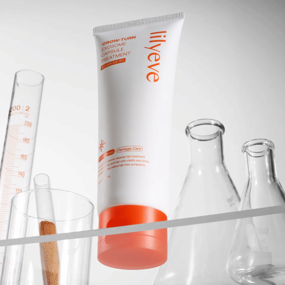 LILYEVE Grow:Turn Exosome Capsule Treatment 230 ml – soin capillaire coréen avec capsules d’exosomes pour les cheveux et le cuir chevelu.