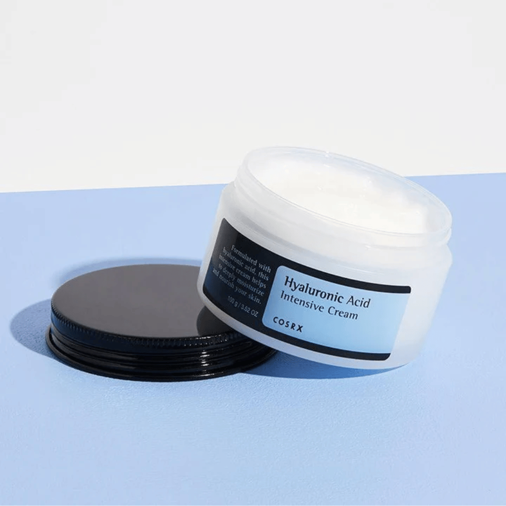 COSRX Hyaluronic Acid Intensive Cream 100 g – nourrissant crème visage avec acide hyaluronique qui offre une hydratation durable et une peau douce.