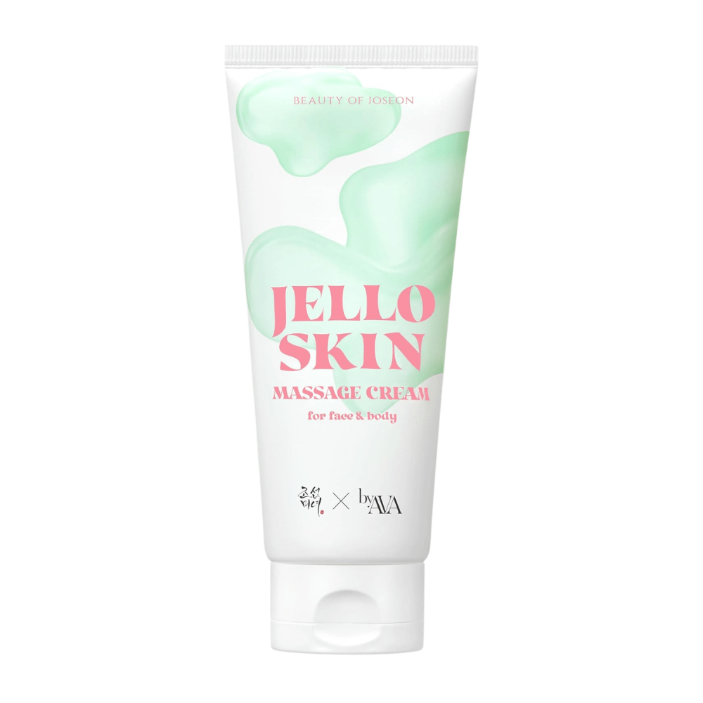 Beauty of Joseon Jello Skin Massage Cream 200 ml – crème de massage hydratante pour le visage et le corps avec niacinamide et extraits végétaux.