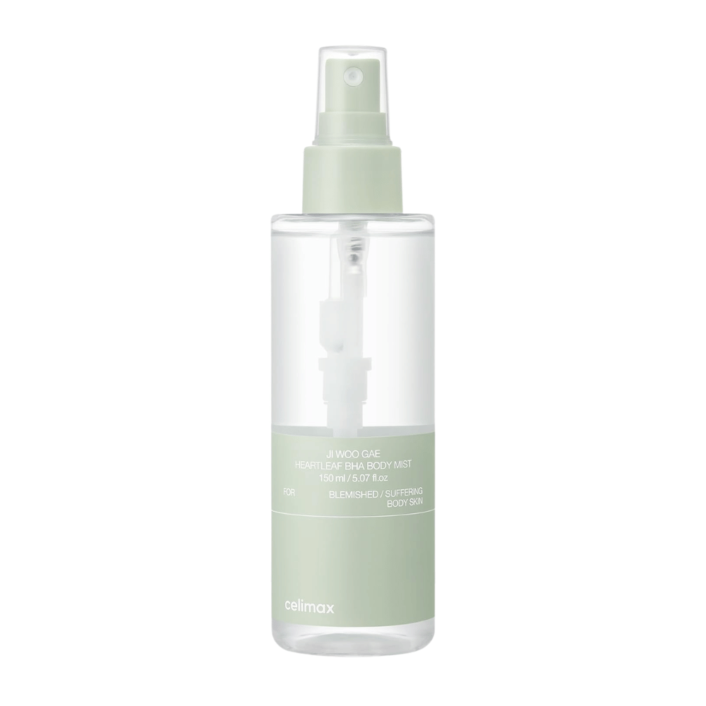 1. celimax Ji Woo Gae Heartleaf BHA Body Mist 150 ml – brume corporelle exfoliante