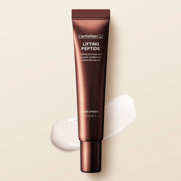 Centellian24 Lifting Peptide Eye Cream crème contour des yeux – crème contour des yeux coréen avec des peptides qui aident à hydrater la peau autour des yeux et à réduire la visibilité des ridules et des rides.