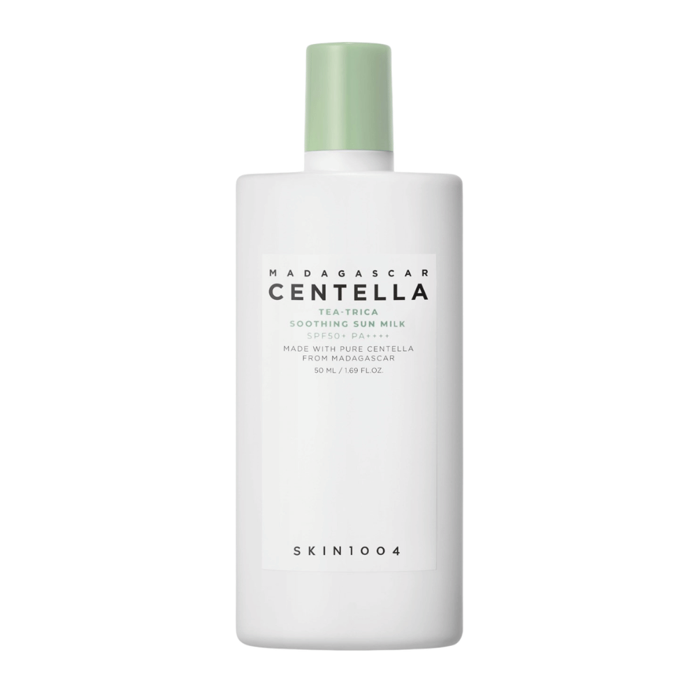 SKIN1004 Madagascar Centella Tea-Trica Soothing Sun Milk SPF50+ PA++++ crème solaire à la Centella Asiatica et Tea Tree