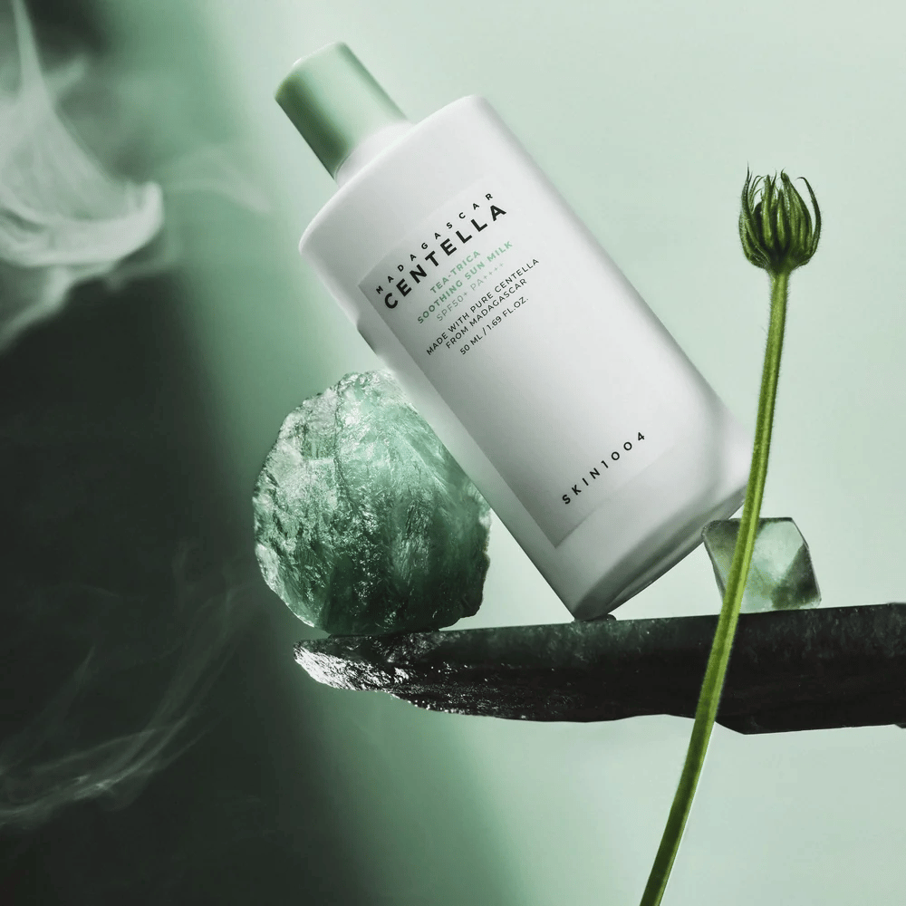 SKIN1004 Madagascar Centella Tea-Trica Soothing Sun Milk SPF50+ PA++++ à la Centella Asiatica pour peaux sensibles