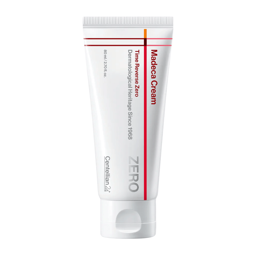 MADECA Cream Time Reverse Zero de Centellian24 – crème visage coréenne pour un usage quotidien qui renforce la barrière cutanée et apaise la peau irritée.