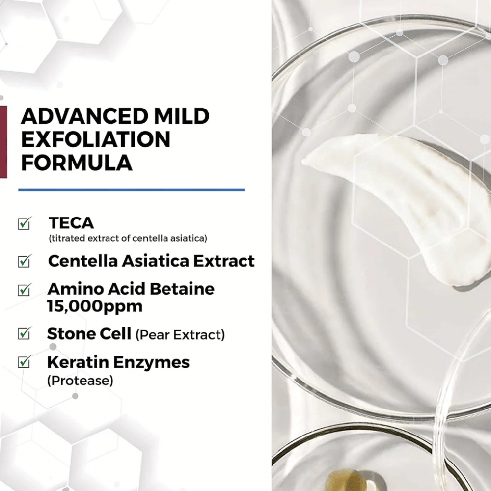 Centellian24 Madeca Amino Acid Cleansing Foam ingrédients – formule exfoliante douce avec TECA, extrait de Centella Asiatica, acides aminés et enzymes de kératine qui aident à nettoyer la peau en douceur et à éliminer les cellules mortes de la peau.