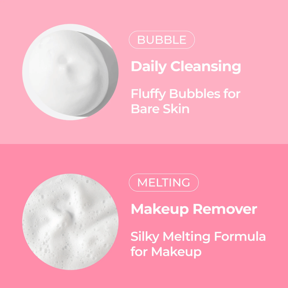 Dr. Melaxin Melting Cleanser avec mousse à bulles légère pour un nettoyage quotidien des peaux sensibles