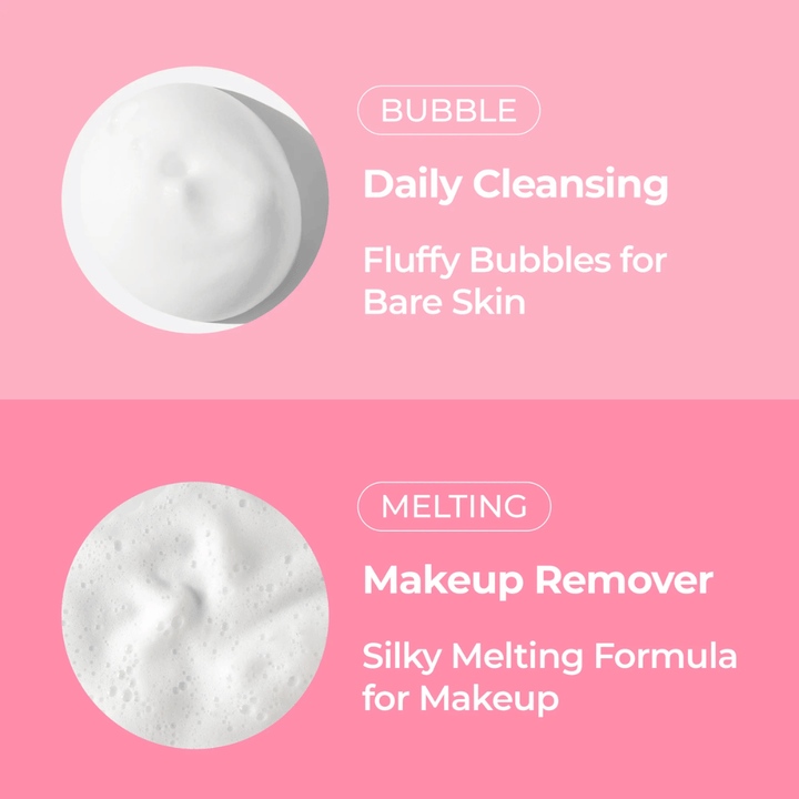Dr. Melaxin Melting Cleanser avec mousse à bulles légère pour un nettoyage quotidien des peaux sensibles