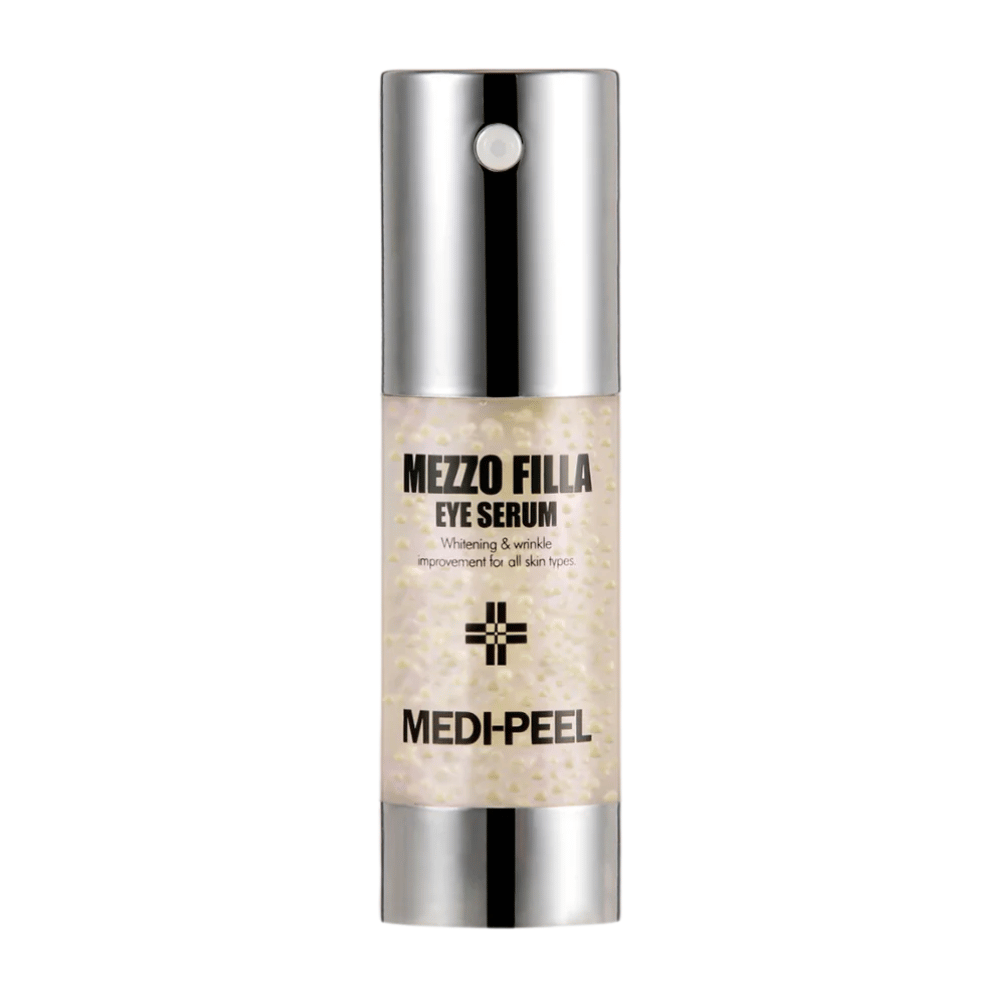 MEDI-PEEL Mezzo Filla Eye Serum image de produit debout – sérum pour les yeux coréen qui aide à réduire les rides, donner de l'éclat et améliorer l'élasticité de la peau.