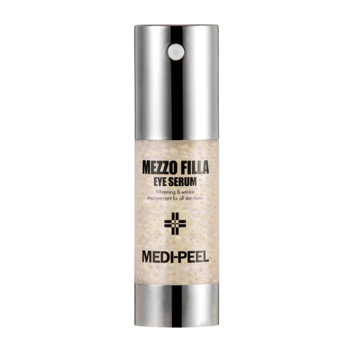 MEDI-PEEL Mezzo Filla Eye Serum image de produit debout – sérum pour les yeux coréen qui aide à réduire les rides, donner de l'éclat et améliorer l'élasticité de la peau.