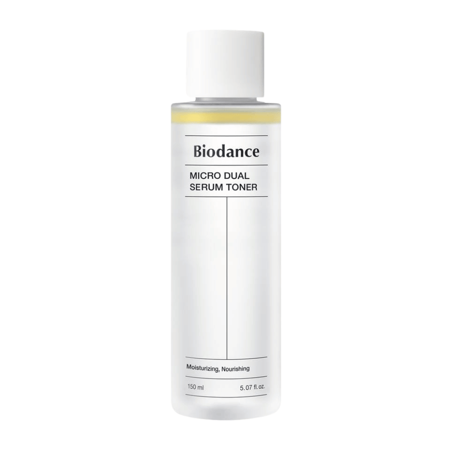 Biodance Micro Dual Serum Toner 150 ml – hydratant et nourrissant coréen toner visage avec sérum en deux phases pour une barrière cutanée renforcée