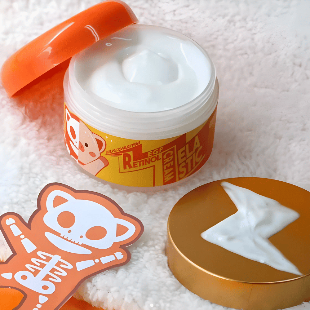Elizavecca Milky Piggy EGF Elastic Retinol Cream – coréen crème visage avec du rétinol et EGF qui aide à améliorer l'élasticité de la peau, à réduire les ridules et à donner une peau hydratée et lisse.
