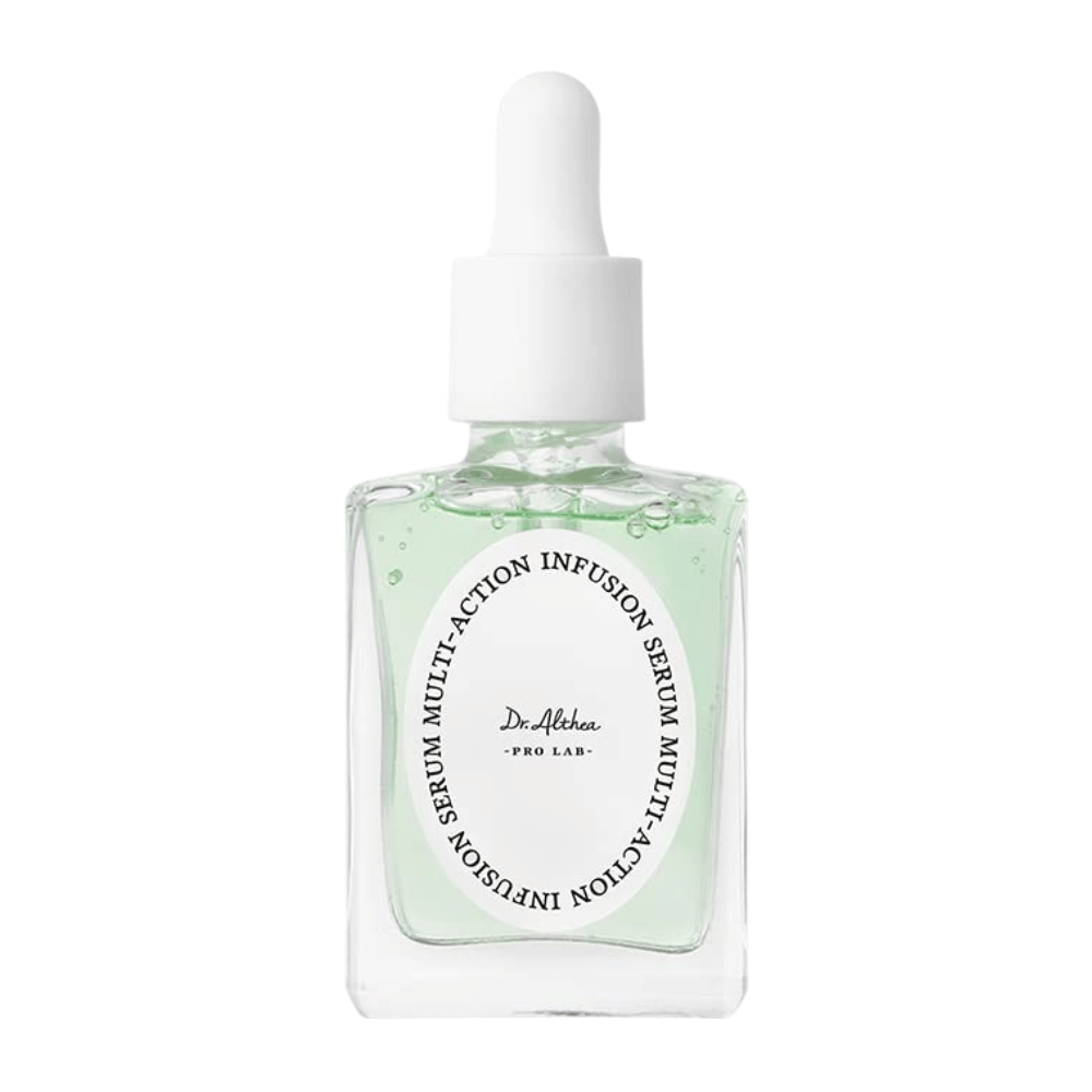 Dr. Althea Multi Action Infusion Serum – sérum hydratant avec acide hyaluronique pour éclat, teint uniforme et barrière cutanée renforcée.