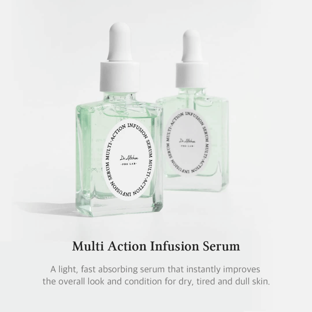 Dr. Althea Multi Action Infusion Serum – sérum visage léger qui s'absorbe rapidement et améliore la peau sèche, fatiguée et terne.