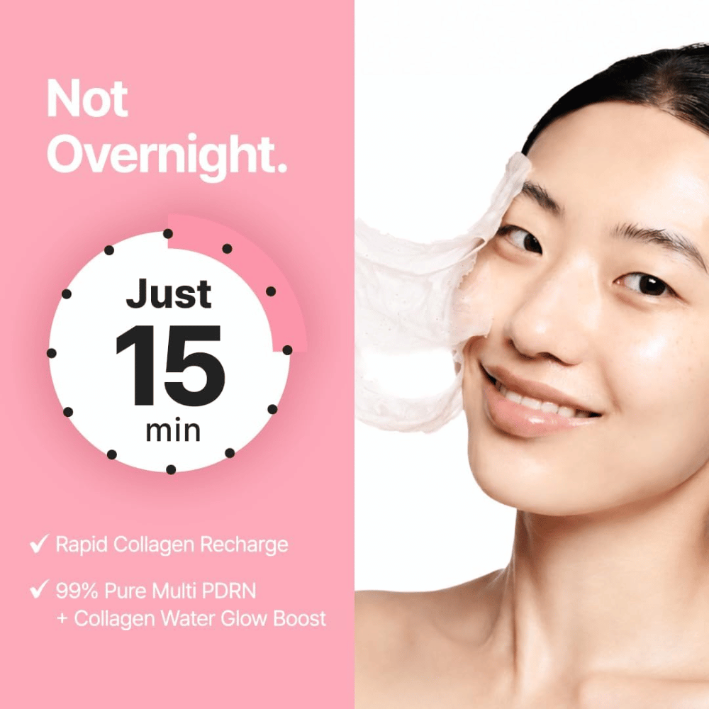 Purito SEOUL Multi PDRN Collagen Real Glow Mask – masque peel-off agissant en 15 minutes avec PDRN et eau de collagène