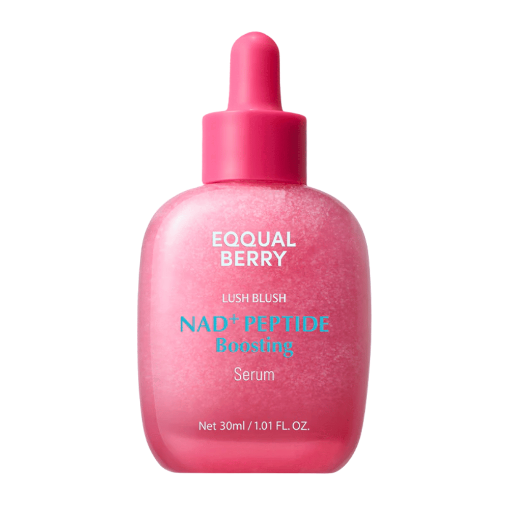 EqualBerry Lush Blush NAD+ Peptide Boosting Serum 30 ml – sérum anti-âge avec NAD+ et peptides pour fermeté et éclat