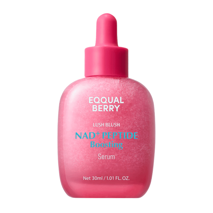 EqualBerry Lush Blush NAD+ Peptide Boosting Serum 30 ml – sérum anti-âge avec NAD+ et peptides pour fermeté et éclat