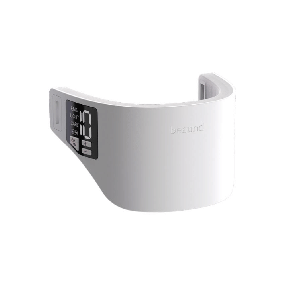 Image du produit Beaund Neckcera sans sangle. L’appareil ergonomique pour le cou est conçu pour se positionner confortablement autour de la zone du cou pendant le traitement.