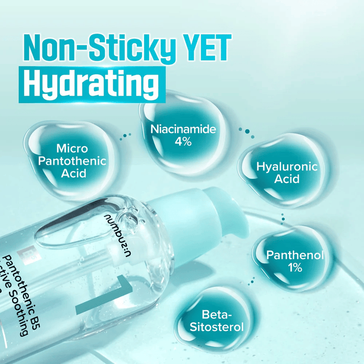 numbuzin No.1 Sérum Pantothenic B5 avec 4% de niacinamide, 1% de panthénol et acide hyaluronique – sérum hydratant et équilibrant le sébum contre les boutons