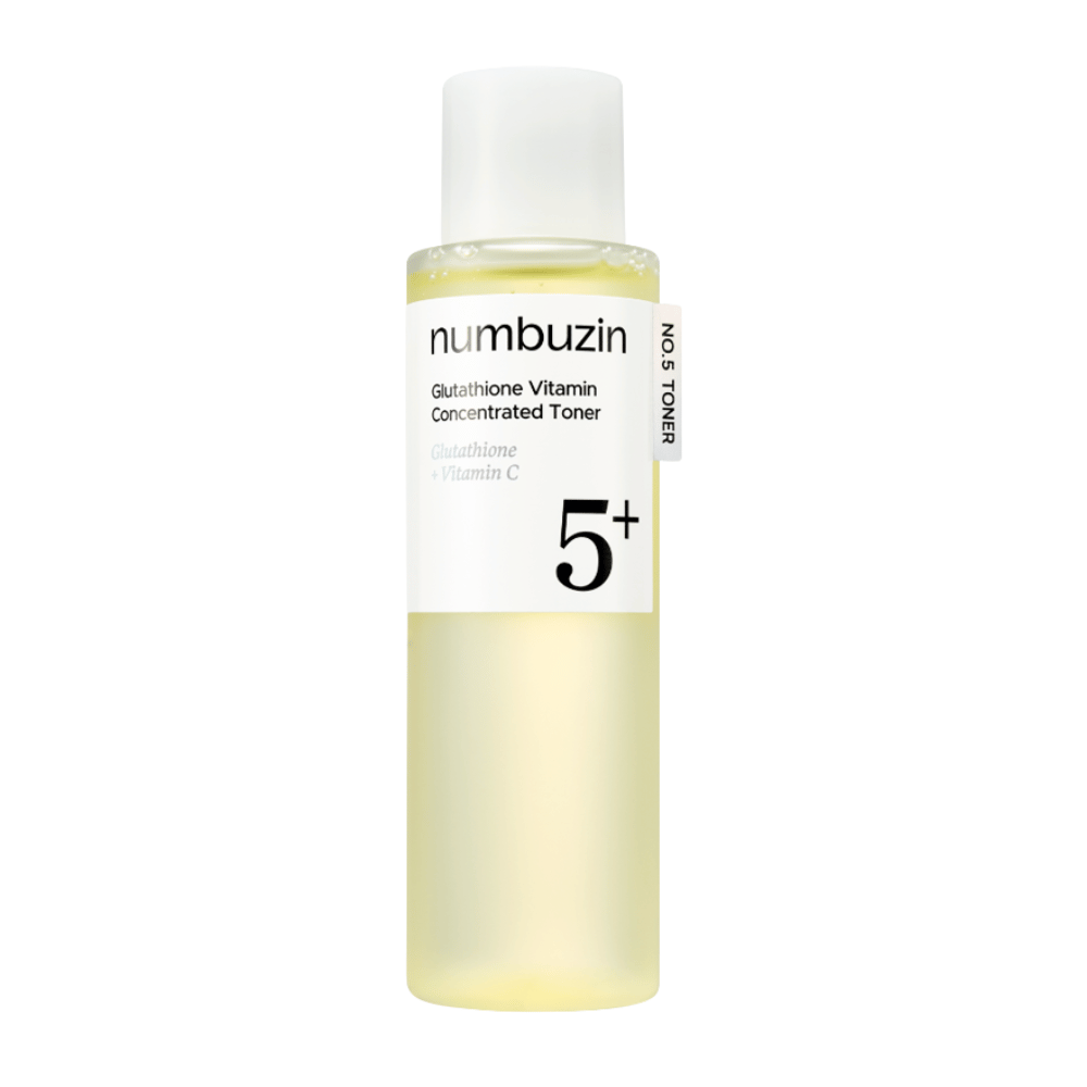 Numbuzin No.5+ Glutathione Vitamin Boosting Essential Toner pour un teint plus uniforme et un éclat accru
