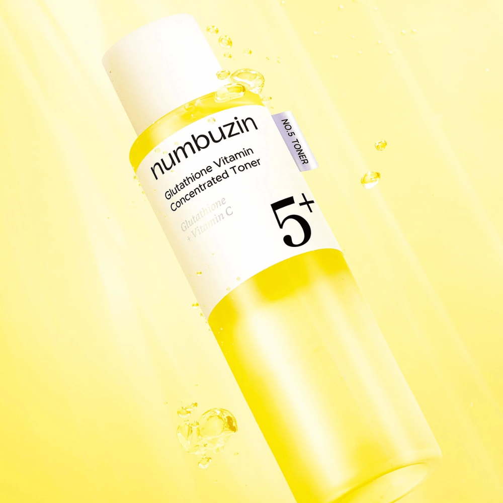 Numbuzin No.5+ Glutathione Vitamin Boosting Essential Toner lotion tonique éclat anti-taches pigmentaires